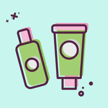 Simge Tuvalet Perileri. Tuvalet sembolüyle ilgili. MBE tarzı. dizayn edilebilir