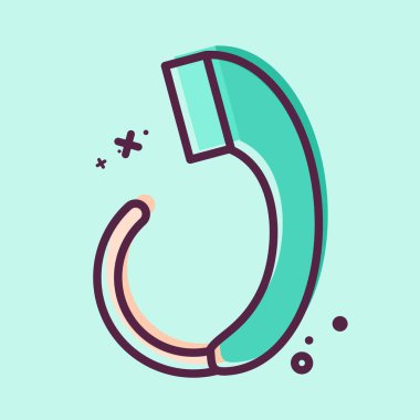 Simge duş başlığı. Tuvalet sembolüyle ilgili. MBE tarzı. dizayn edilebilir