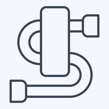 Simge Kulesi Demiryolu. Tuvalet sembolüyle ilgili. Sıra tarzı. dizayn edilebilir