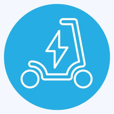 Simge Taşımacılığı. Yükleme sembolüyle ilgili. Mavi gözlü. dizayn edilebilir