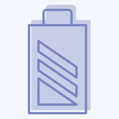 Simge Bataryası çıktı. Yükleme sembolüyle ilgili. İki ton stili. dizayn edilebilir