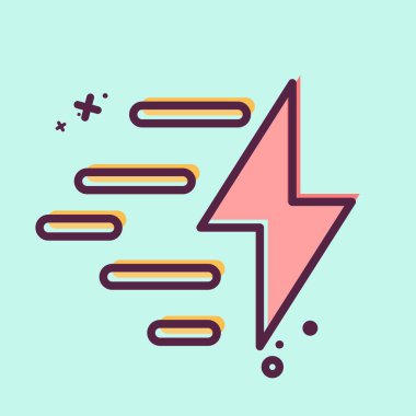 Simge Hızlandırması. Yükleme sembolüyle ilgili. MBE tarzı. dizayn edilebilir