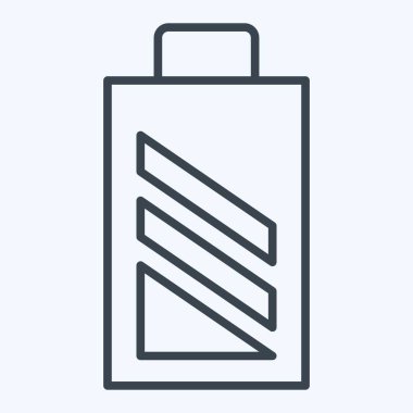 Simge Bataryası çıktı. Yükleme sembolüyle ilgili. Sıra tarzı. dizayn edilebilir