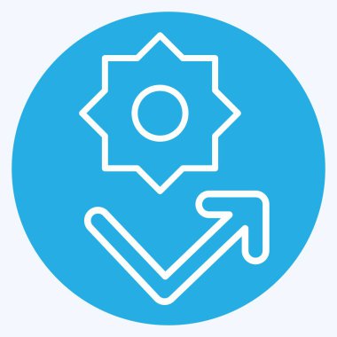 Simge UV. Spf ve Sun sembolüyle ilgili. Mavi gözlü. dizayn edilebilir