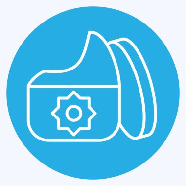 Simge Güneş Kremi. Spf ve Sun sembolüyle ilgili. Mavi gözlü. dizayn edilebilir