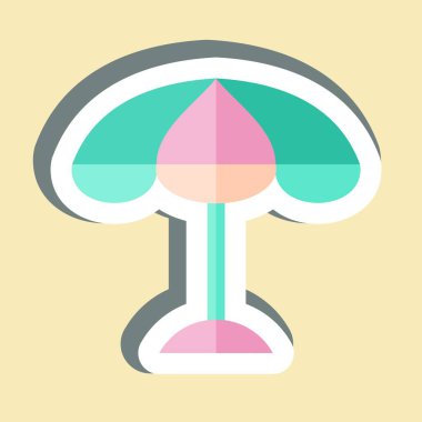 Etiket Şemsiyesi. Spf ve Sun sembolüyle ilgili. dizayn edilebilir