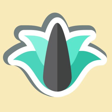 Etiket Aloe Vera. Spf ve Sun sembolüyle ilgili. dizayn edilebilir