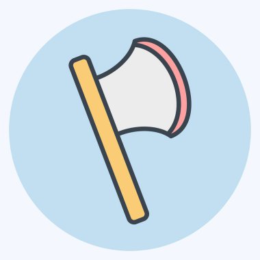 Simge Baltası. Cadılar Bayramı sembolüyle ilgili. renk arkadaşı stili. dizayn edilebilir