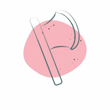 Simge Baltası. Cadılar Bayramı sembolüyle ilgili. Renkli Leke Biçimi. dizayn edilebilir