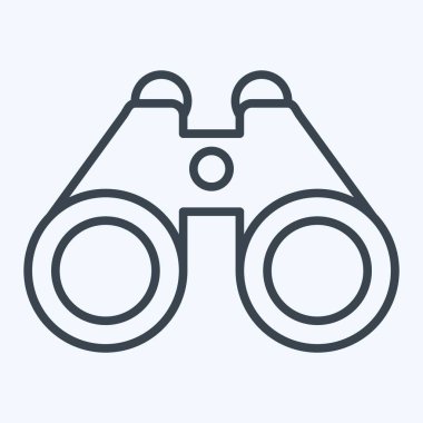 Simge dürbünü. Macera sembolüyle ilgili. Sıra tarzı. dizayn edilebilir