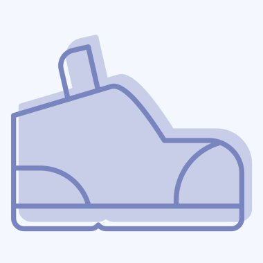 Simge Tekmesi. Macera sembolüyle ilgili. İki ton stili. dizayn edilebilir