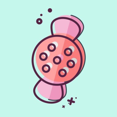 Simge Şekeri. Cadılar Bayramı sembolüyle ilgili. MBE tarzı. dizayn edilebilir