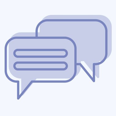 Simge Sohbeti. Vergi sembolüyle ilgili. İki ton stili. dizayn edilebilir