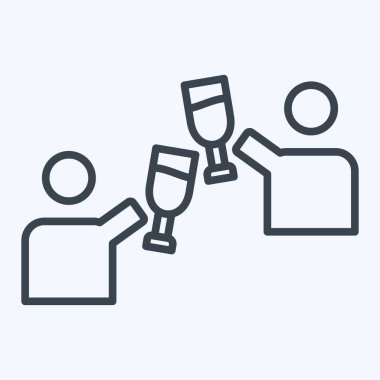 İkon Tezahüratı Yeni yıl sembolüyle ilgili. Sıra tarzı. dizayn edilebilir