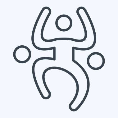 Simge Tırmanışı. Macera sembolüyle ilgili. Sıra tarzı. dizayn edilebilir