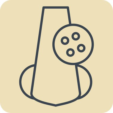 Simge Comedo. Dermatoloji sembolüyle ilgili. El çizimi tarzı. dizayn edilebilir