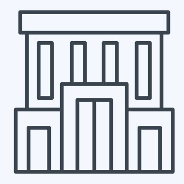 Simge Şirketi. Şehir merkezinin sembolüyle ilgili. Sıra tarzı. dizayn edilebilir