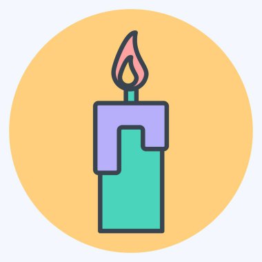 Simge Döküntüleri. Cadılar Bayramı sembolüyle ilgili. renk arkadaşı stili. dizayn edilebilir