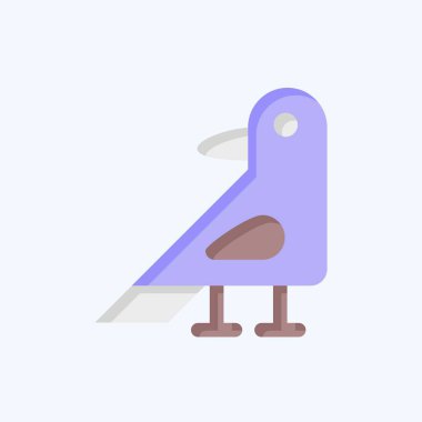 Simge Kargası. Cadılar Bayramı sembolüyle ilgili. Düz stil. dizayn edilebilir