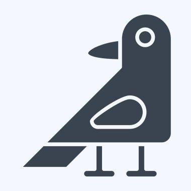 Simge Kargası. Cadılar Bayramı sembolüyle ilgili. Kabartma tarzı. dizayn edilebilir