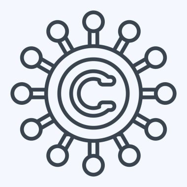 Simge Şifreleme. Metaverse sembolüyle ilgili. Sıra tarzı. dizayn edilebilir