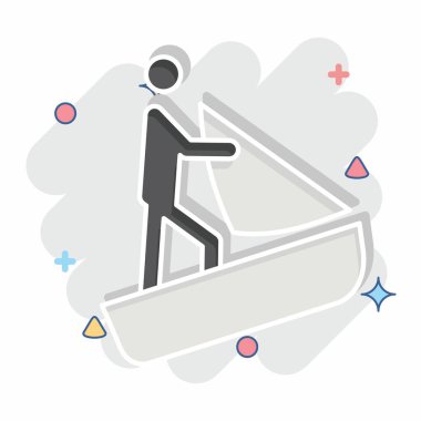 Simge Veritabanı. Macera sembolüyle ilgili. Çizgi roman. dizayn edilebilir