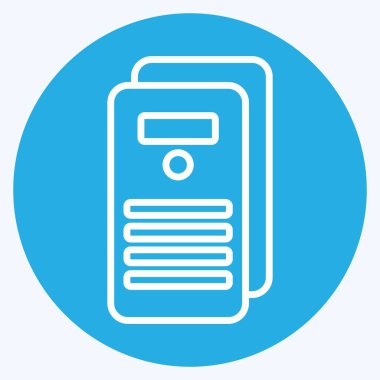 Simge Belgesi. Vergi sembolüyle ilgili. Mavi gözlü. dizayn edilebilir