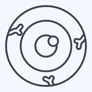 Simge Göz. Cadılar Bayramı sembolüyle ilgili. Sıra tarzı. dizayn edilebilir