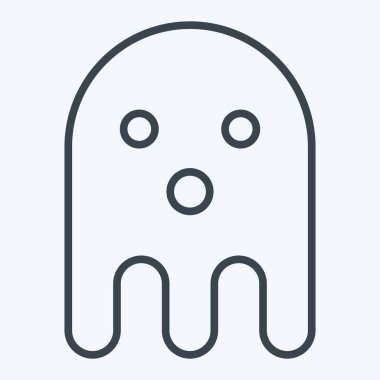 Simge Hayaleti. Cadılar Bayramı sembolüyle ilgili. Sıra tarzı. dizayn edilebilir