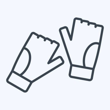 Simge eldivenleri. Macera sembolüyle ilgili. Sıra tarzı. dizayn edilebilir