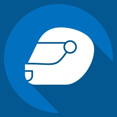 Simge Miğferi. Macera sembolüyle ilgili. Uzun gölge tarzı. dizayn edilebilir