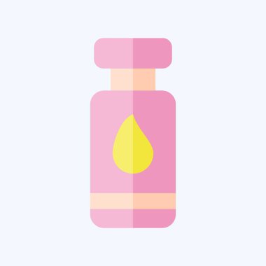 Simge mürekkebi. Yazdırma sembolüyle ilgili. Düz stil. dizayn edilebilir