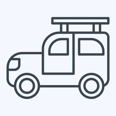 Simge cipi. Macera sembolüyle ilgili. Sıra tarzı. dizayn edilebilir