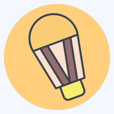Simge LED Ampul. Sera sembolüyle ilgili. renk arkadaşı stili. dizayn edilebilir