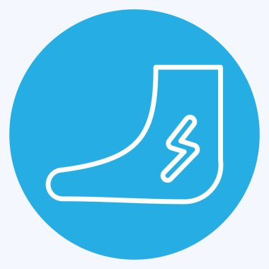 Simge Bacağı Tatto. Dövme sembolüyle ilgili. Mavi gözlü. dizayn edilebilir