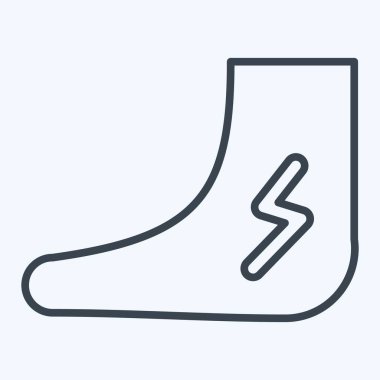 Simge Bacağı Tatto. Dövme sembolüyle ilgili. Sıra tarzı. dizayn edilebilir