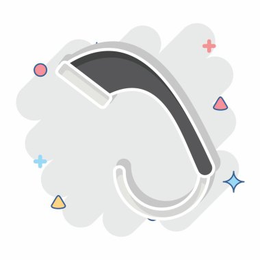 Simge Düşük Akış Duş Başlıkları. Sera sembolüyle ilgili. Çizgi roman. dizayn edilebilir