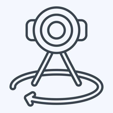 Simge Meta 360 Kamera. Metaverse sembolüyle ilgili. Sıra tarzı. dizayn edilebilir