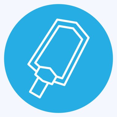 Simge metal dedektörü. Sensörlerin sembolüyle ilgili. Mavi gözlü. dizayn edilebilir