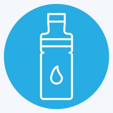 Simge Minerali. Meşrubat sembolüyle ilgili. Mavi gözlü. dizayn edilebilir