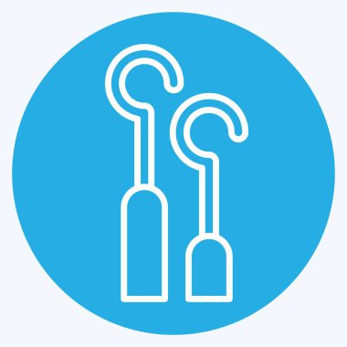 Simge iğneleri. Dövme sembolüyle ilgili. Mavi gözlü. dizayn edilebilir