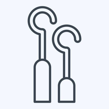 Simge iğneleri. Dövme sembolüyle ilgili. Sıra tarzı. dizayn edilebilir