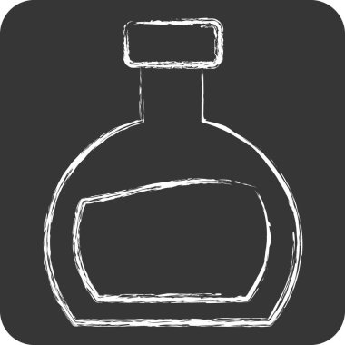 Simge Eski. Meşrubat sembolüyle ilgili. Tebeşir stili. dizayn edilebilir