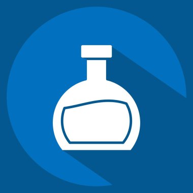 Simge Eski. Meşrubat sembolüyle ilgili. Uzun gölge tarzı. dizayn edilebilir