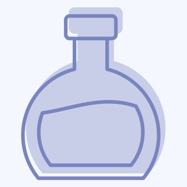 Simge Eski. Meşrubat sembolüyle ilgili. İki ton stili. dizayn edilebilir