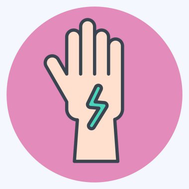 Icon Kurukafa Tatto. Dövme sembolüyle ilgili. renk arkadaşı stili. dizayn edilebilir