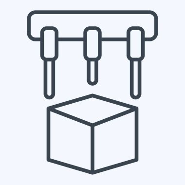 Simge Yazdırma. Yazdırma sembolüyle ilgili. Sıra tarzı. dizayn edilebilir