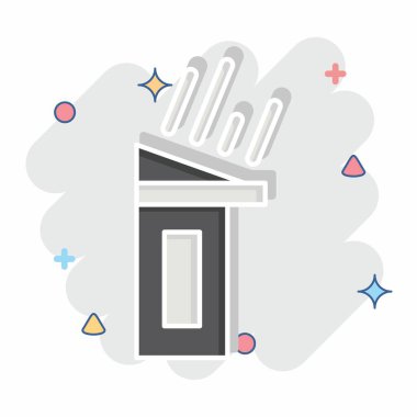 Icon Rainwater Hasat. Sera sembolüyle ilgili. Çizgi roman. dizayn edilebilir