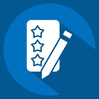 Simge Çözümleri. Yeni yıl sembolüyle ilgili. Uzun gölge tarzı. dizayn edilebilir