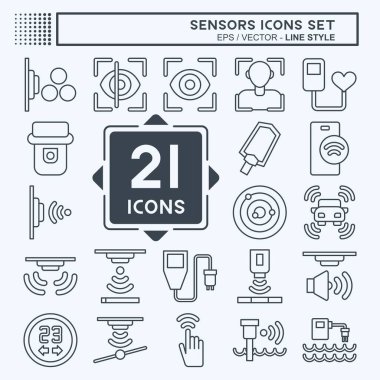 Simge Tanıma Algılayıcıları. Eğitim sembolüyle ilgili. Sıra tarzı. dizayn edilebilir